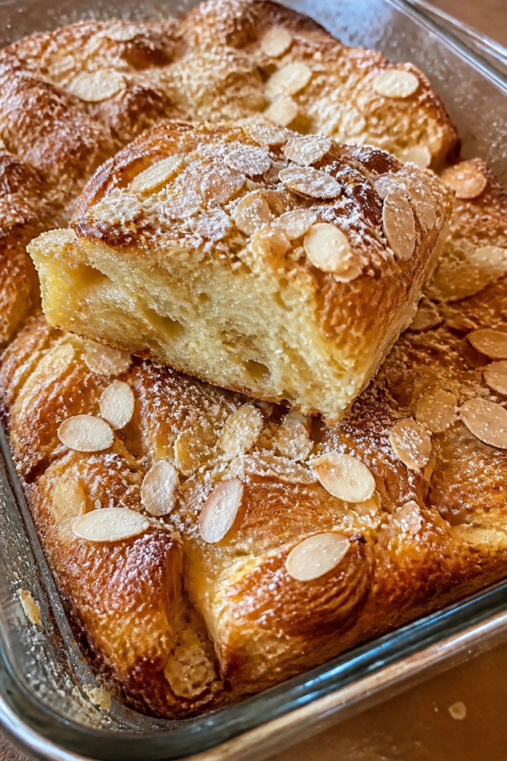 Almond Croissant-Inspired French Toast Casserole
