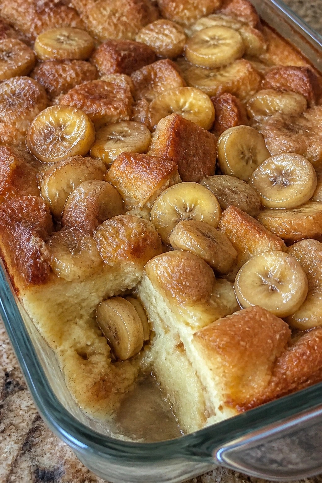 Banana Foster French Toast Casserole