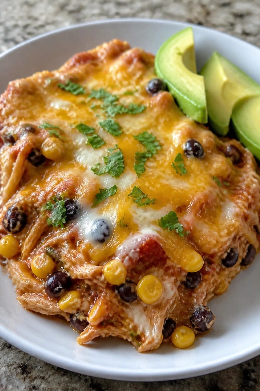 Mexican Chicken Tortilla Casserole