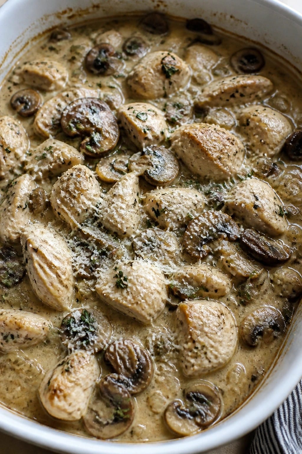 Mushroom and Thyme Chicken Casserole