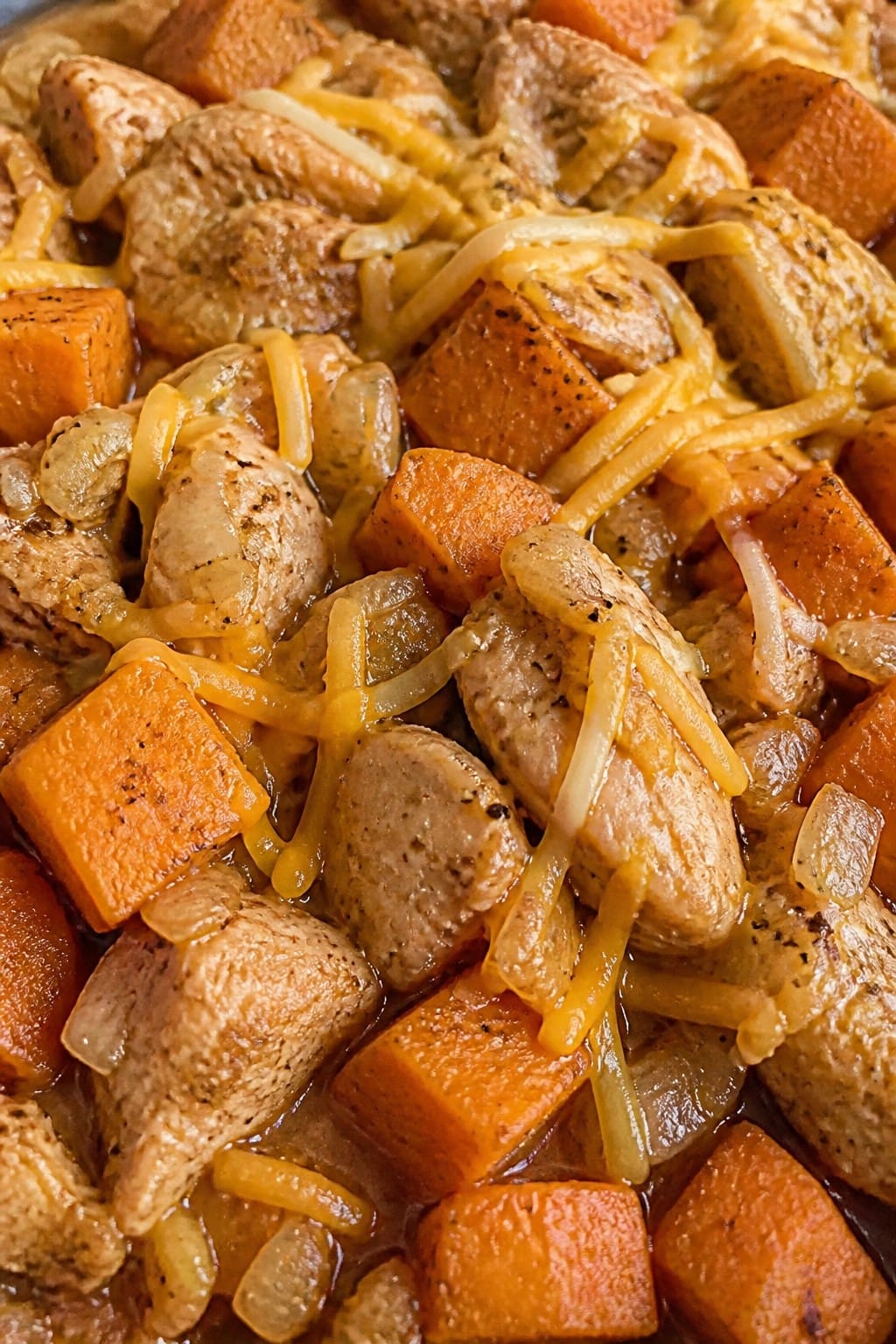 Chicken and Roasted Sweet Potato Casserole