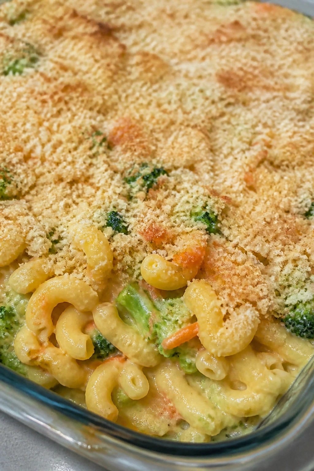 Veggie Macaroni and Cheese Bake