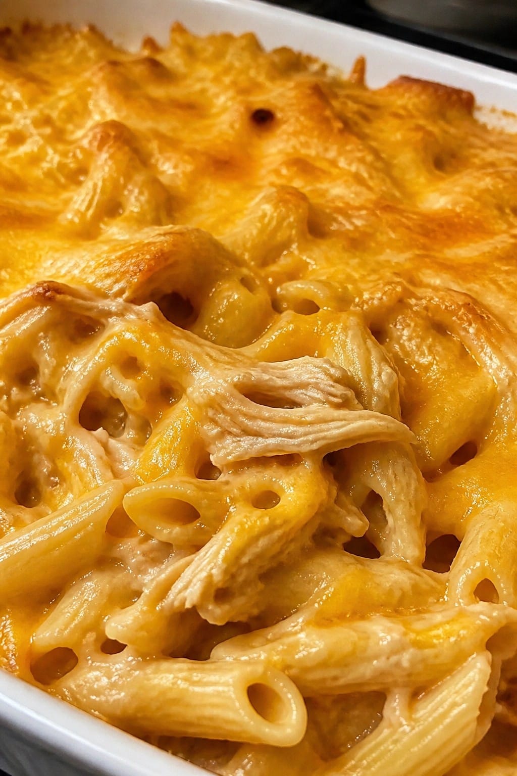 Cheesy Chicken Pasta Casserole