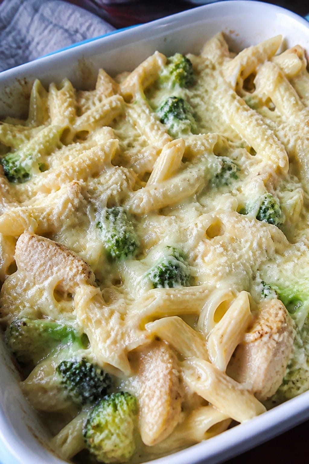 Chicken Alfredo Broccoli Casserole