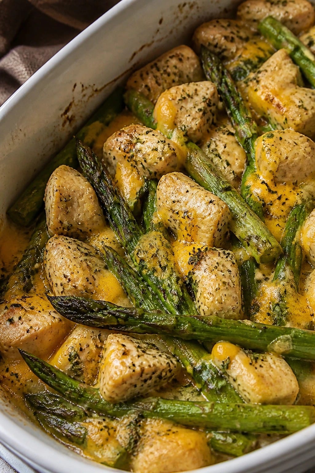 Herbed Chicken and Asparagus Casserole