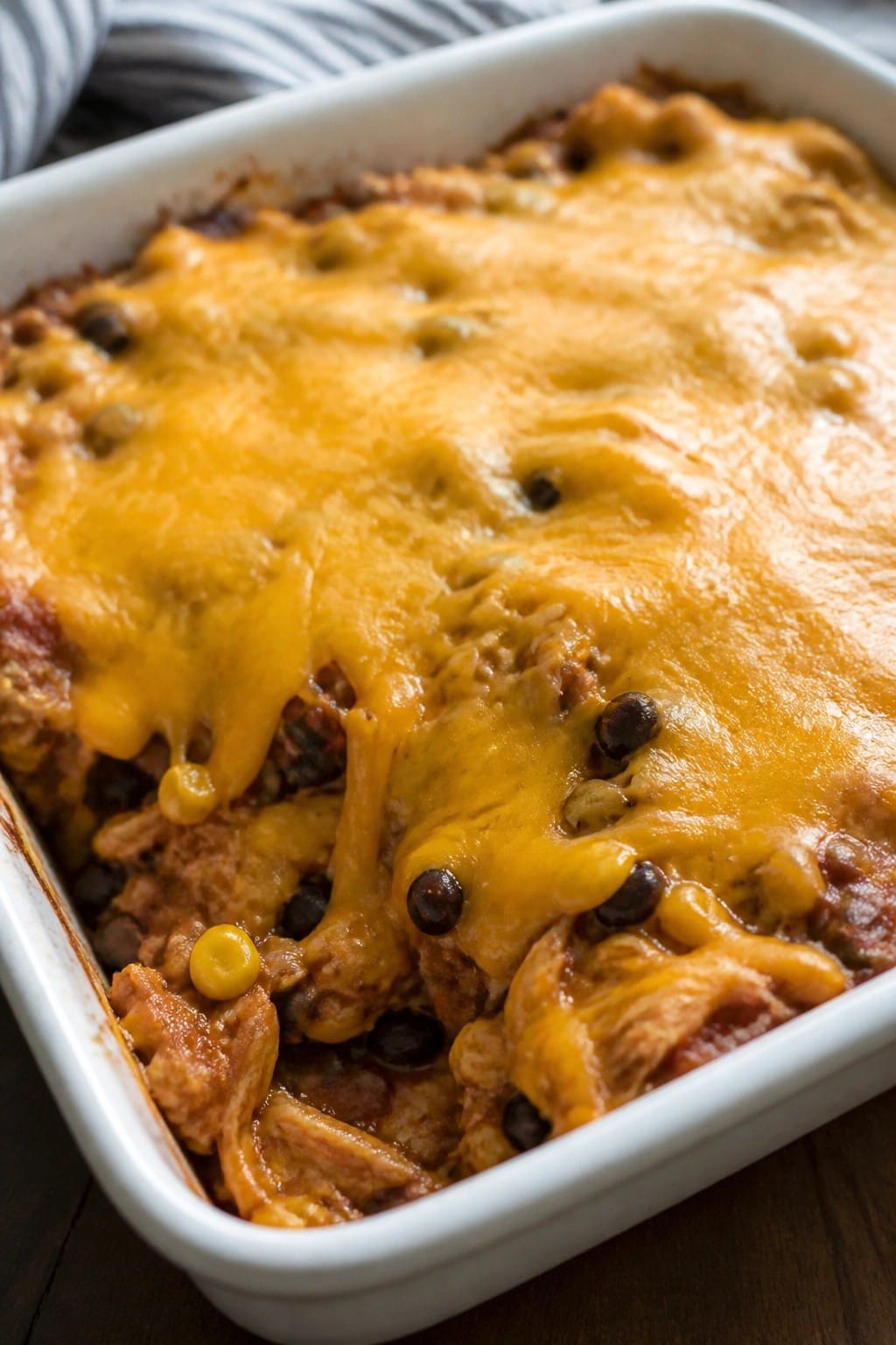 Mexican Chicken and Black Bean Casserole