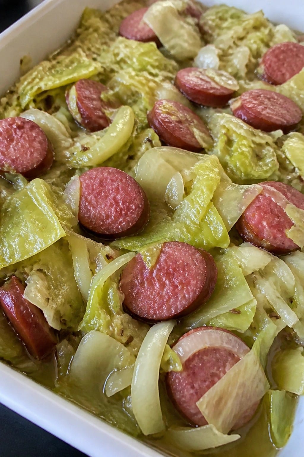 Hearty Sausage and Cabbage Casserole with Caraway