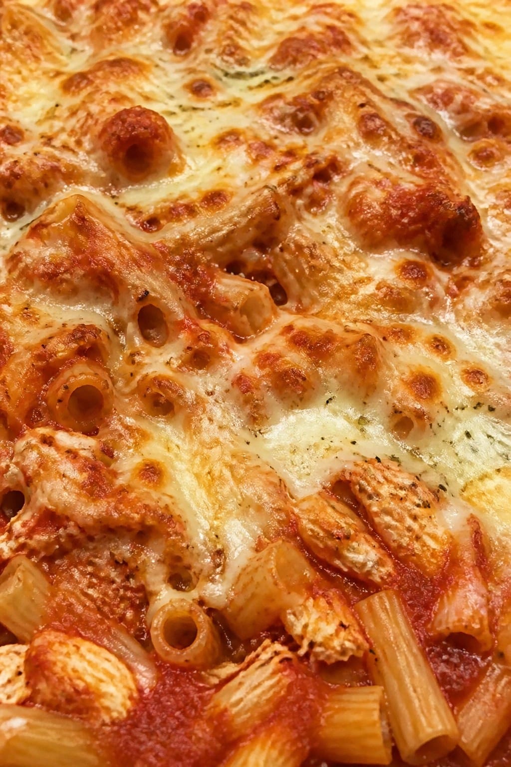 Four-Cheese Italian Chicken Ziti Casserole