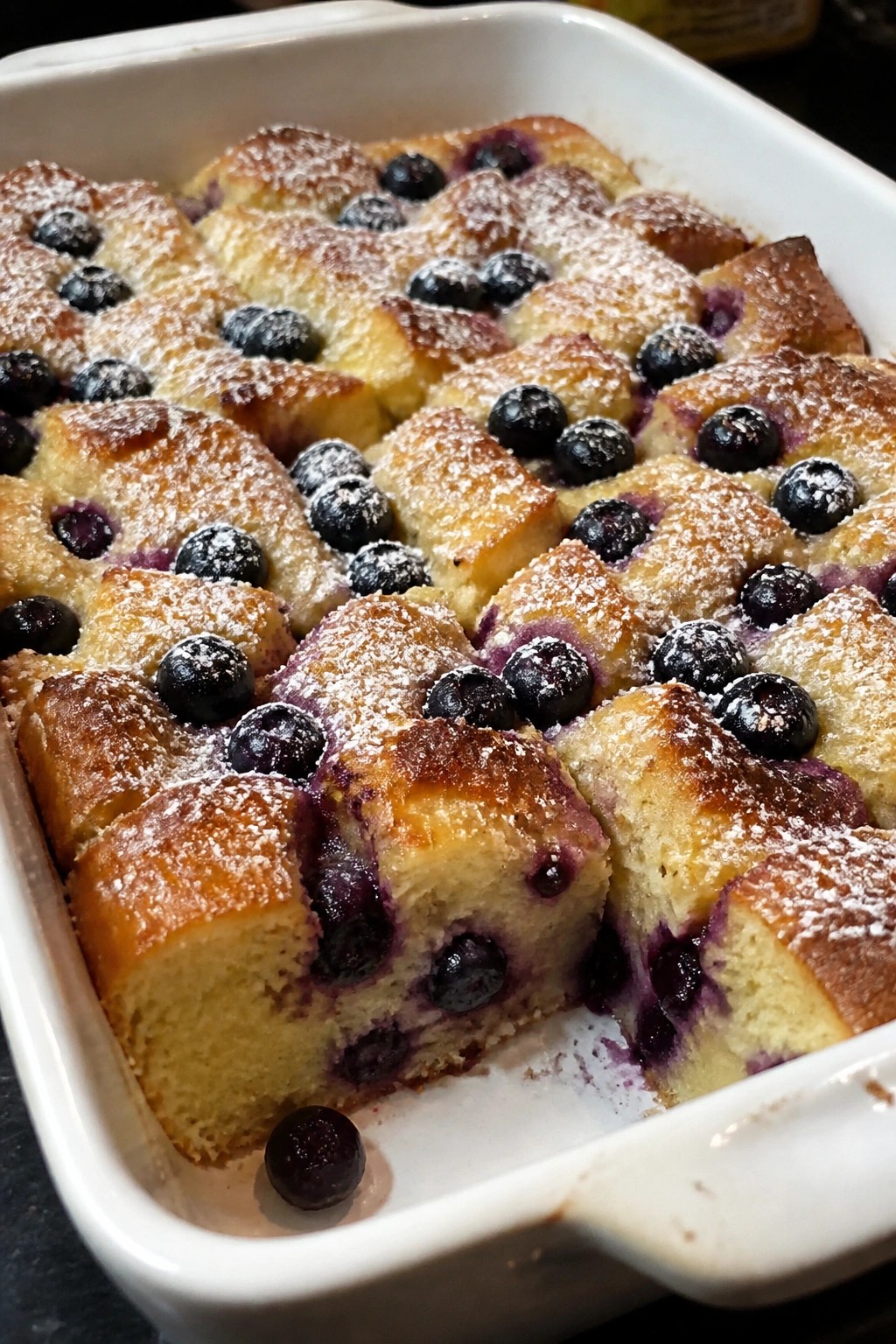 Blueberry French Toast Breakfast Casserole