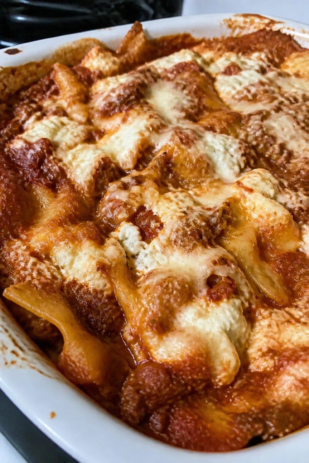 Italian Beef Lasagna Casserole
