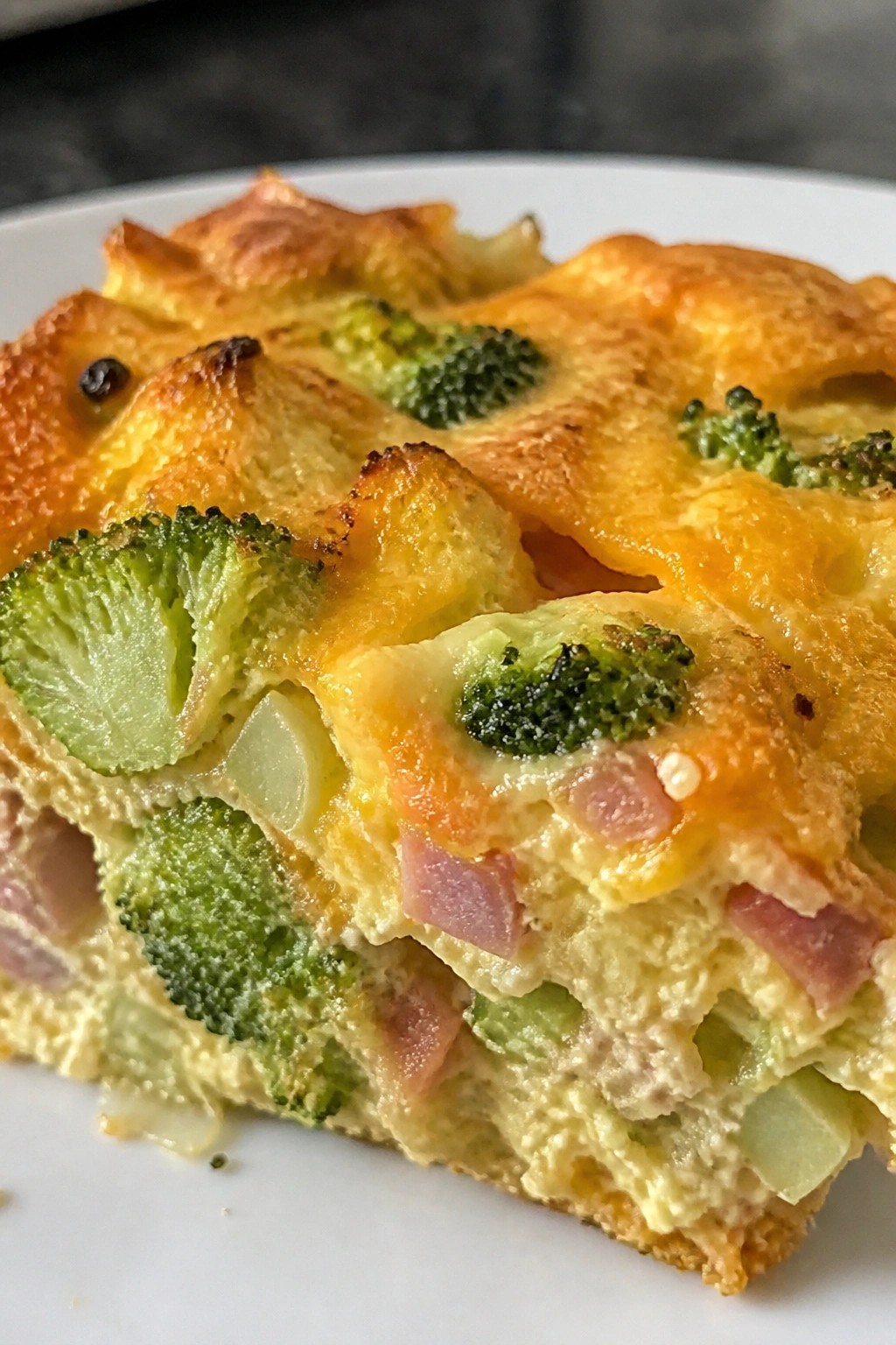 Ham Broccoli Cheddar Casserole