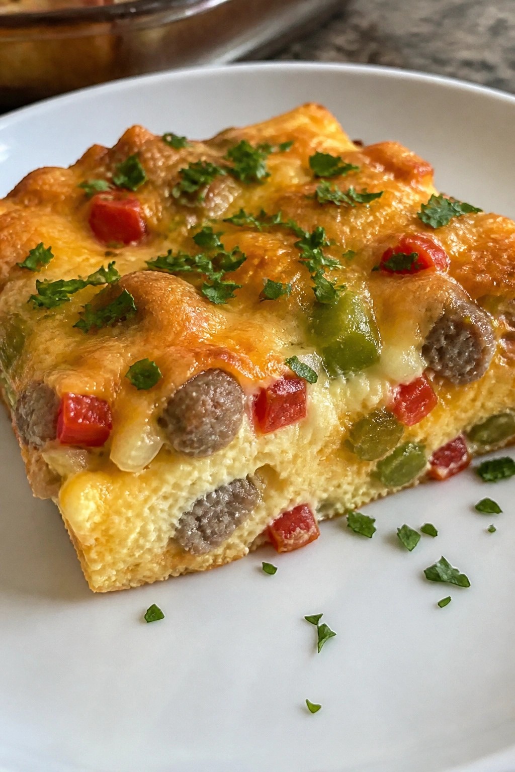 Sausage and Bell Pepper Breakfast Casserole