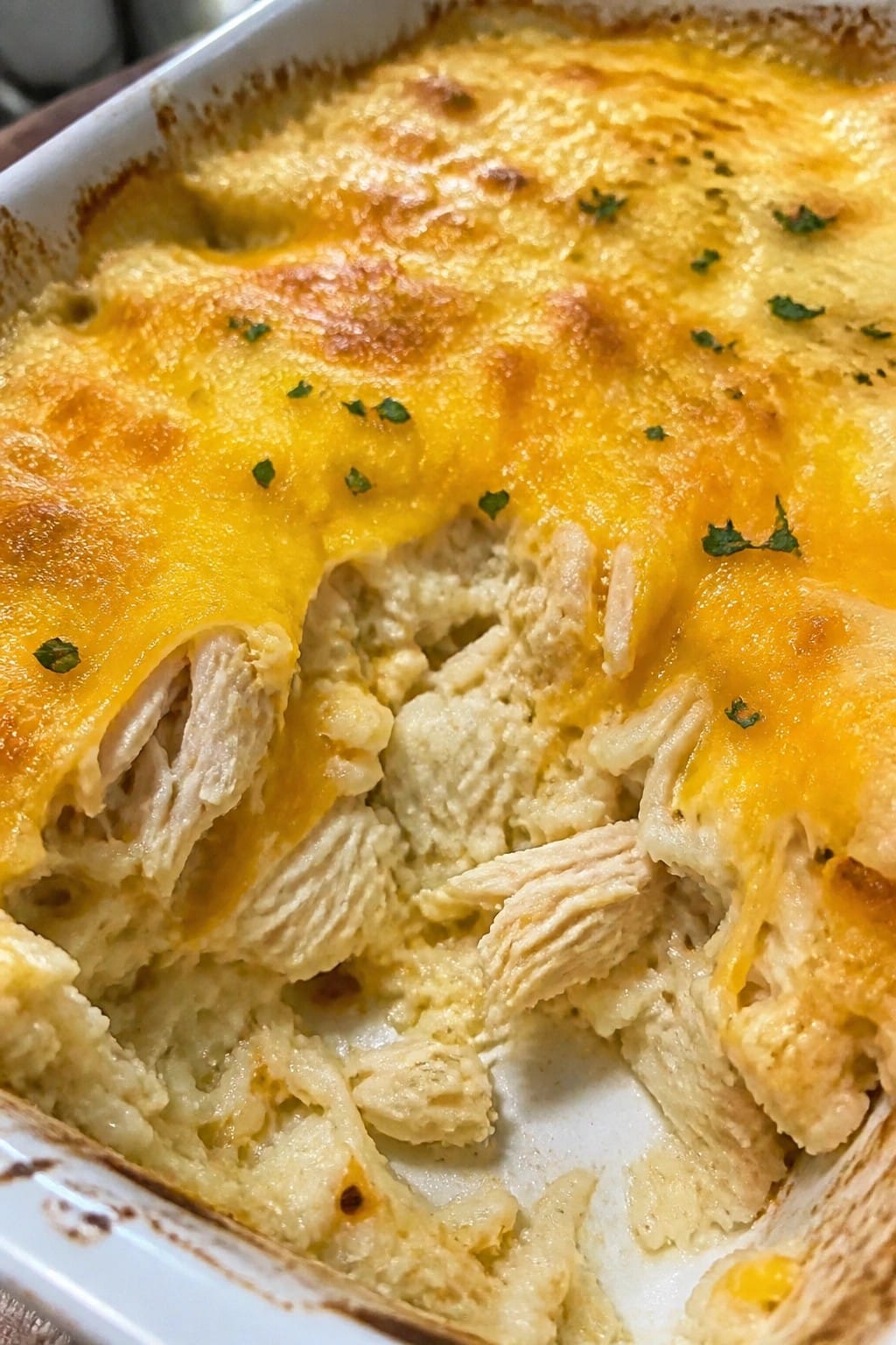 Cheesy Chicken and Rice Casserole