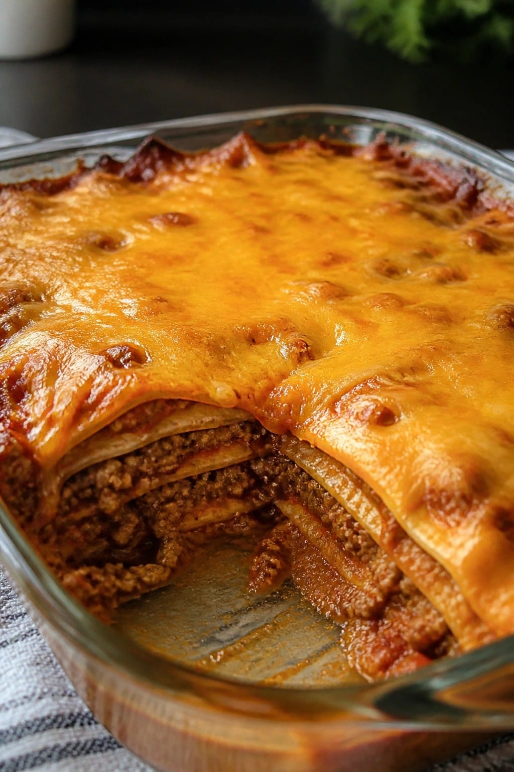 Mexican Beef Enchilada Casserole