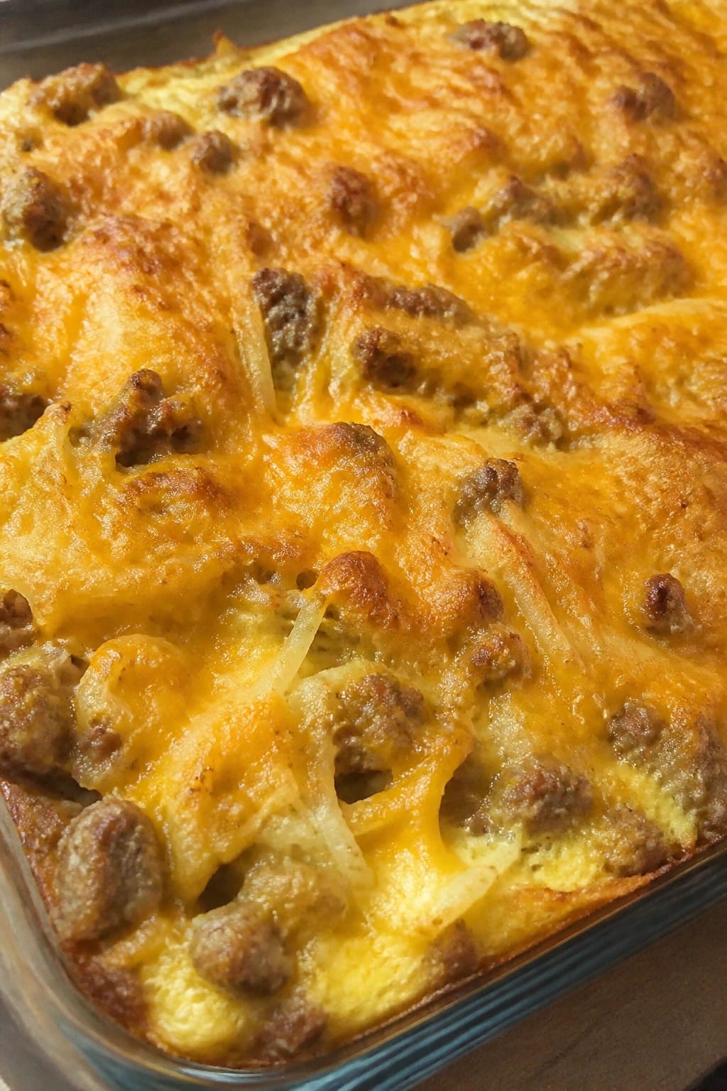 Sausage Hash Brown Breakfast Casserole