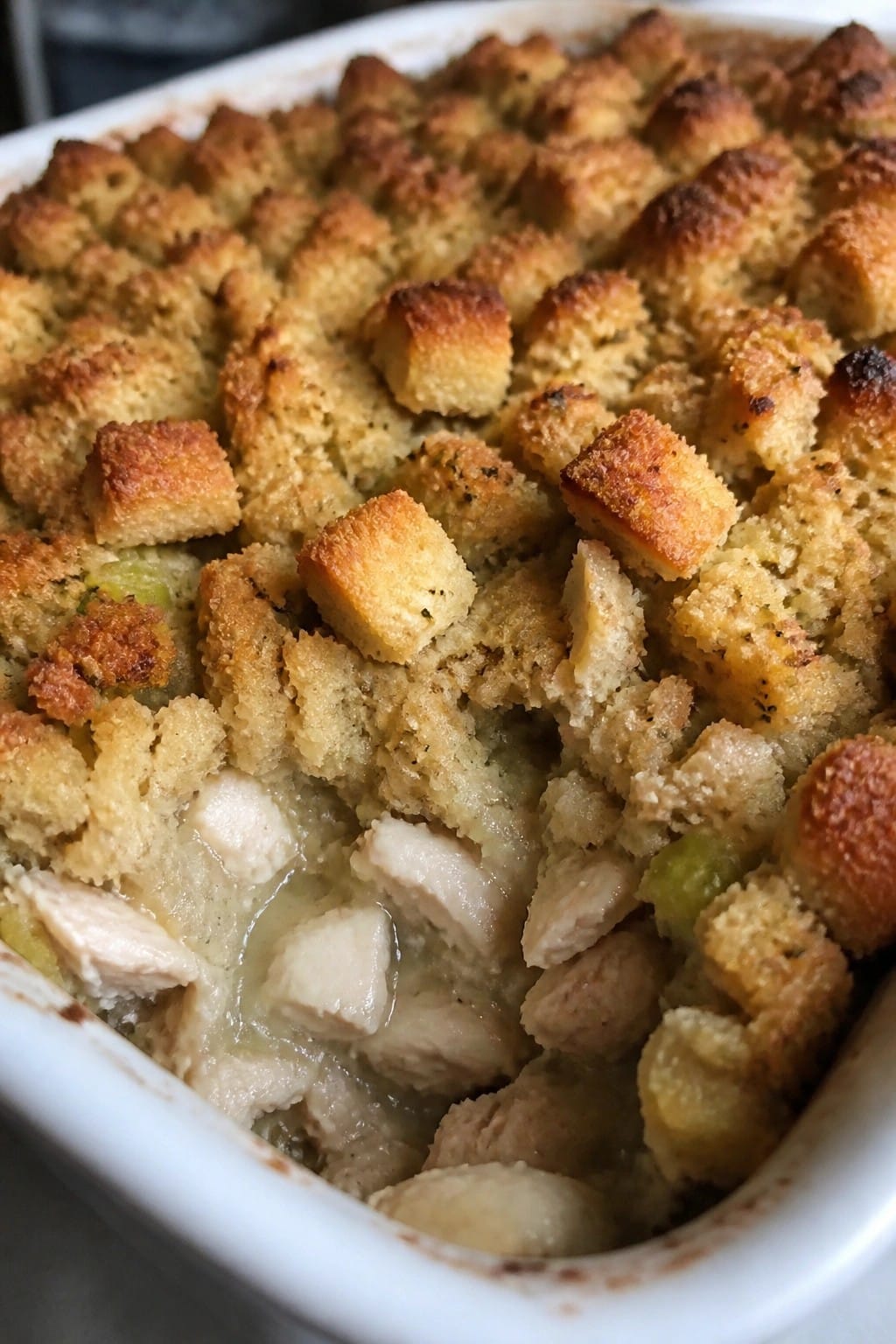 Turkey and Stuffing Casserole