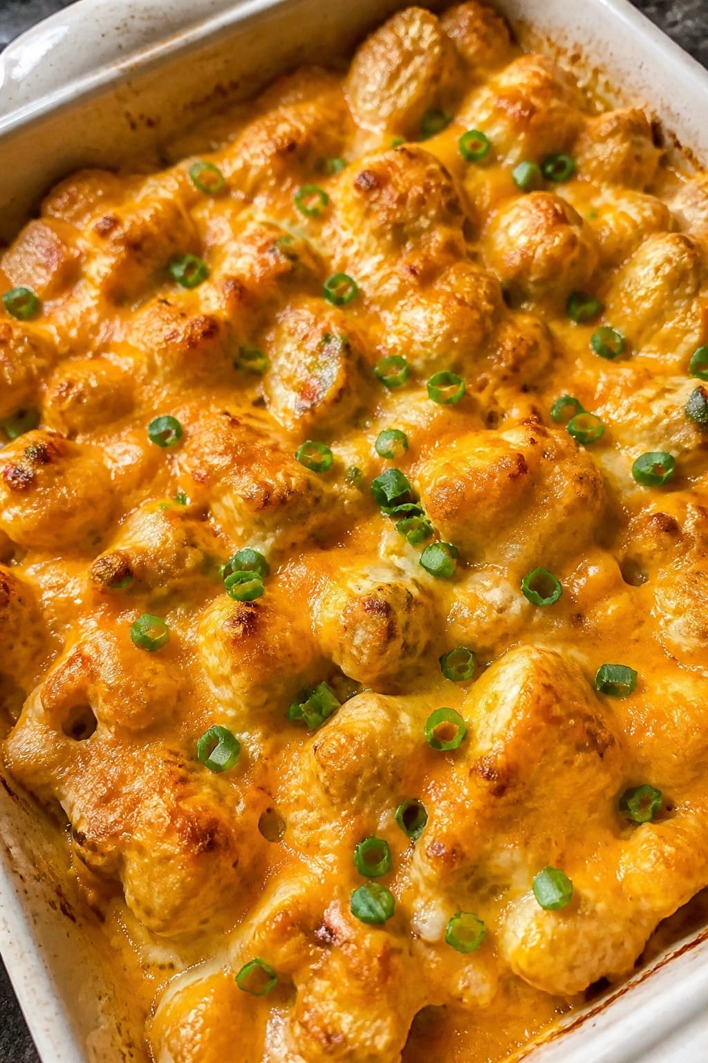 Buffalo Cauliflower Chicken Casserole