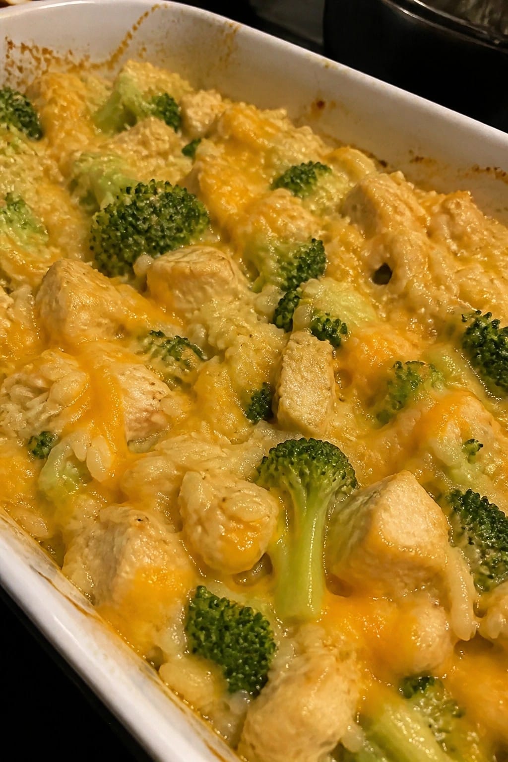 Cheesy Broccoli Chicken Rice Casserole