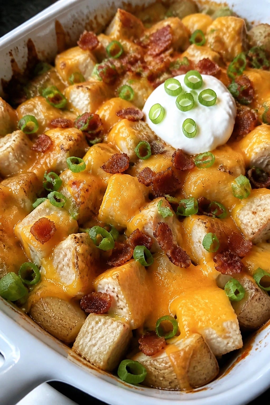 Loaded Baked Potato Chicken Casserole