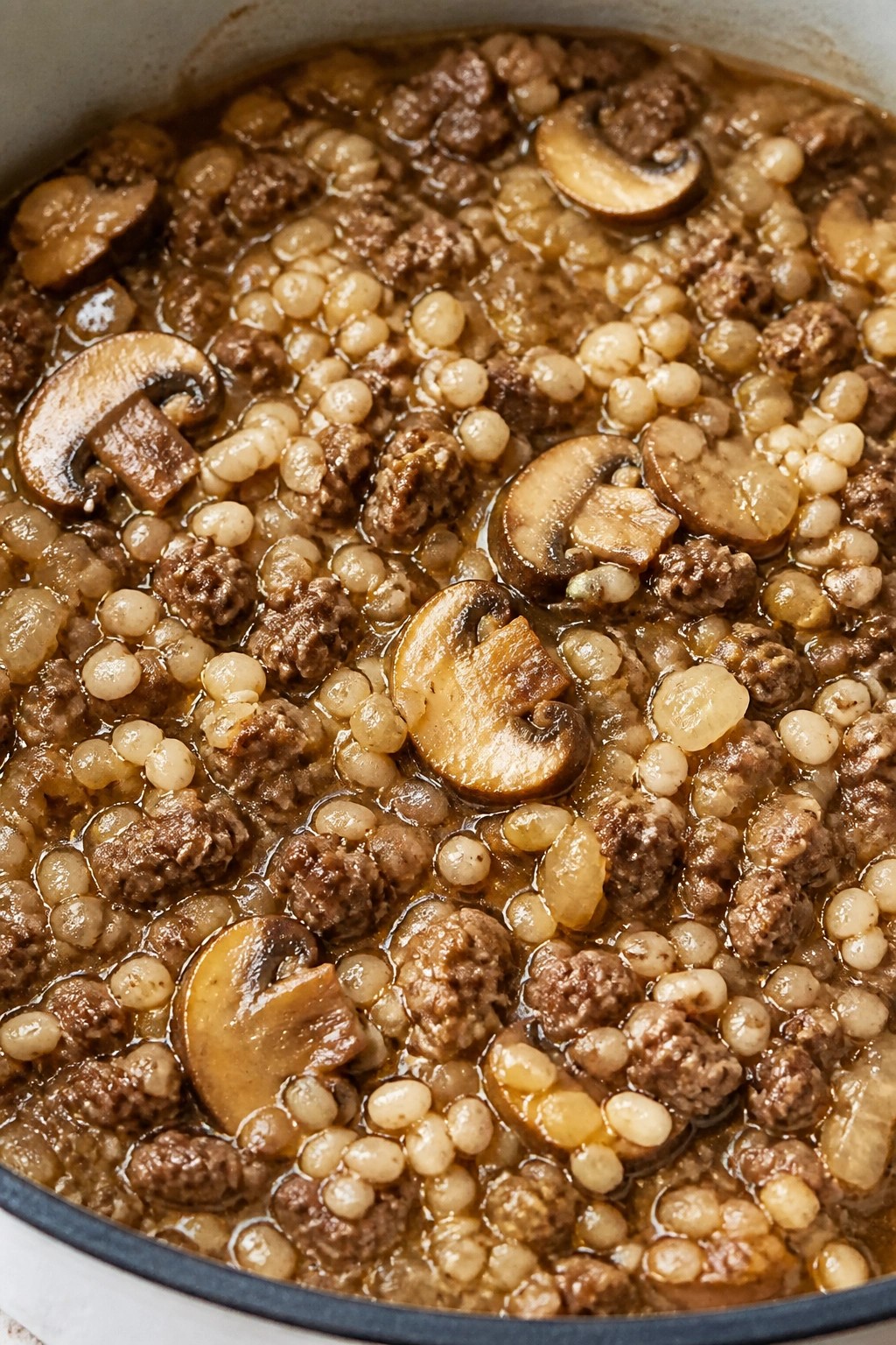 Lean Beef and Mushroom Barley Casserole