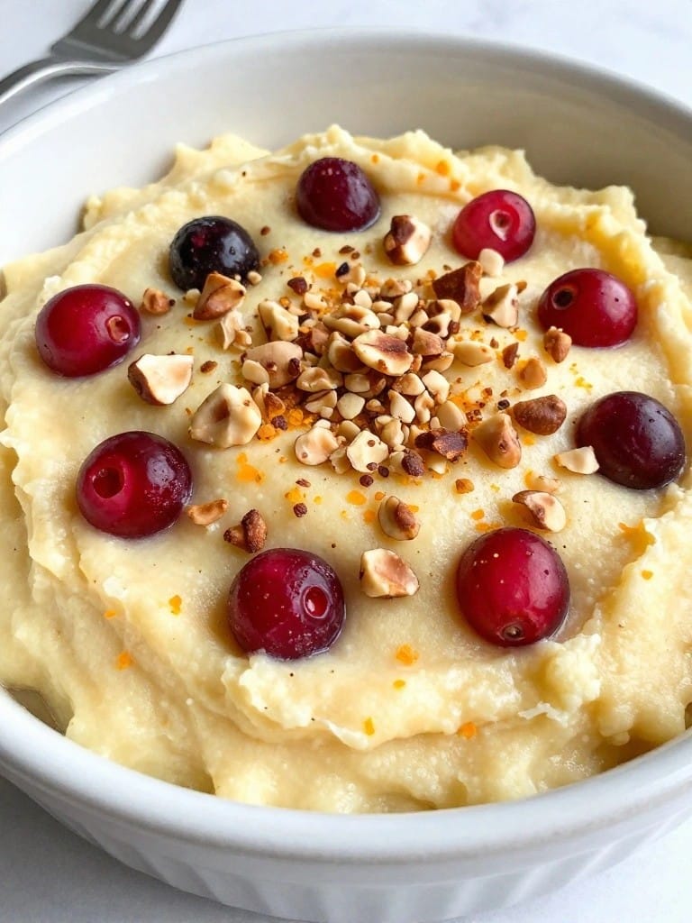 Cranberry Orange and Hazelnut Sweet Potato Casserole