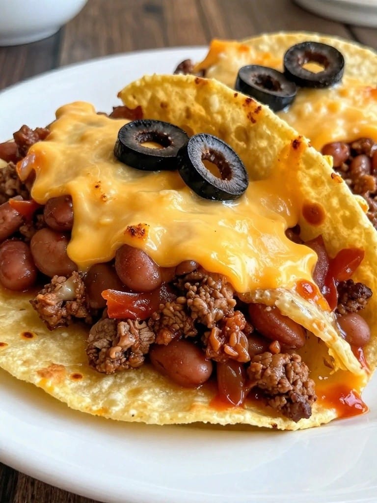 Cheesy Beef Taco Enchilada Casserole