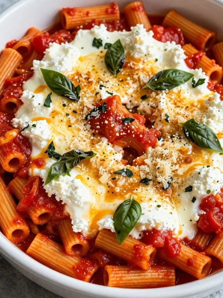 Spicy Calabrian Chili Baked Ziti