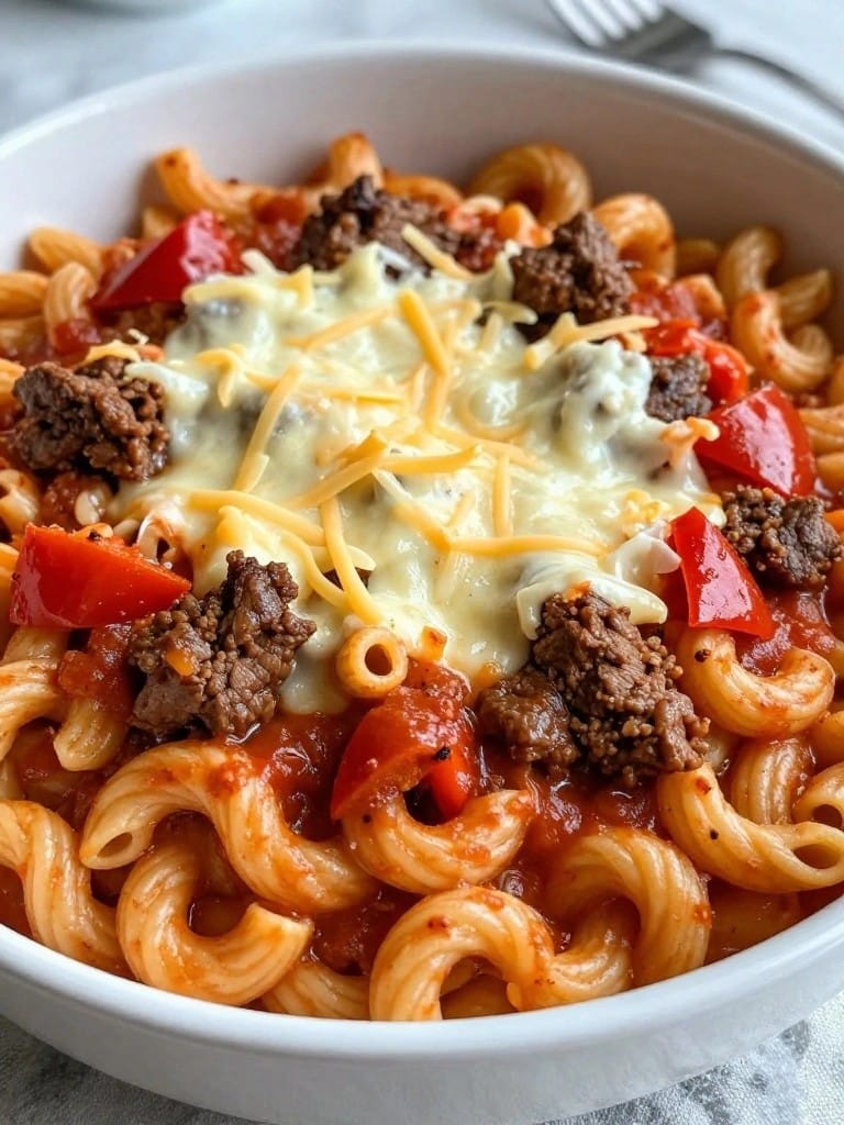 Smoky Paprika Beef Goulash Macaroni Casserole