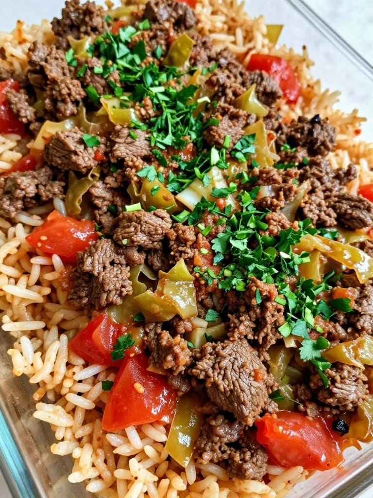 Beef and Cabbage Unstuffed Roll Casserole