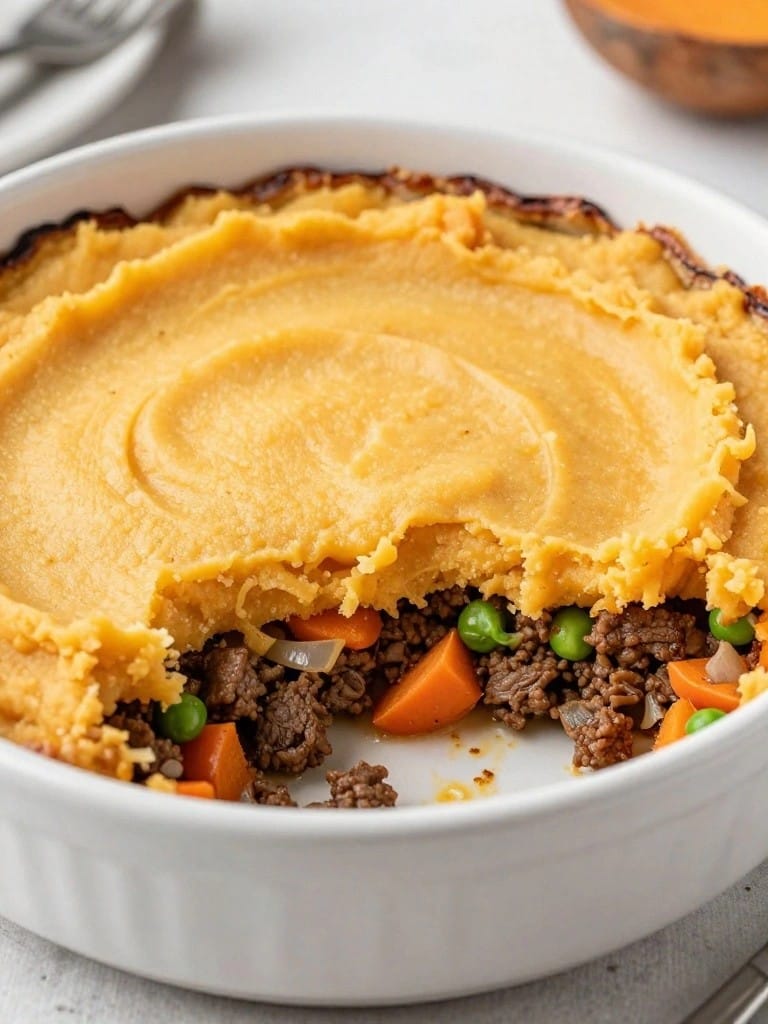 Sweet Potato Beef Shepherd’s Pie Casserole