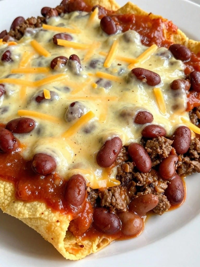 Beef and Pinto Bean Enchilada Casserole with Smoked Paprika