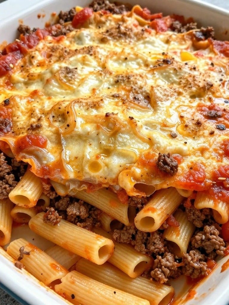 Greek Pastitsio with Ground Beef and Bechamel