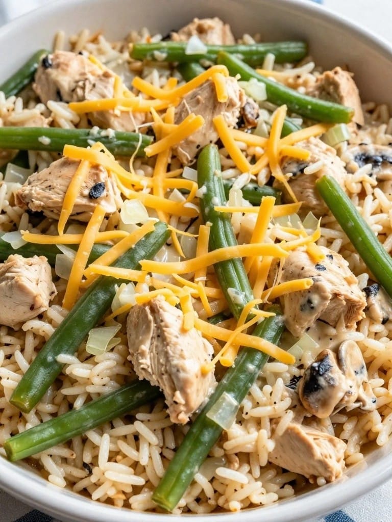 Southern Green Bean Chicken and Rice Casserole