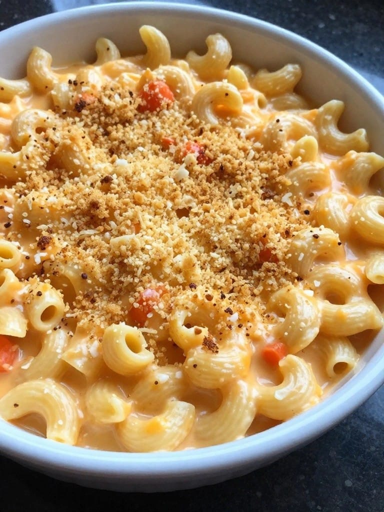 Classic Macaroni and Cheese Casserole with Hidden Carrots