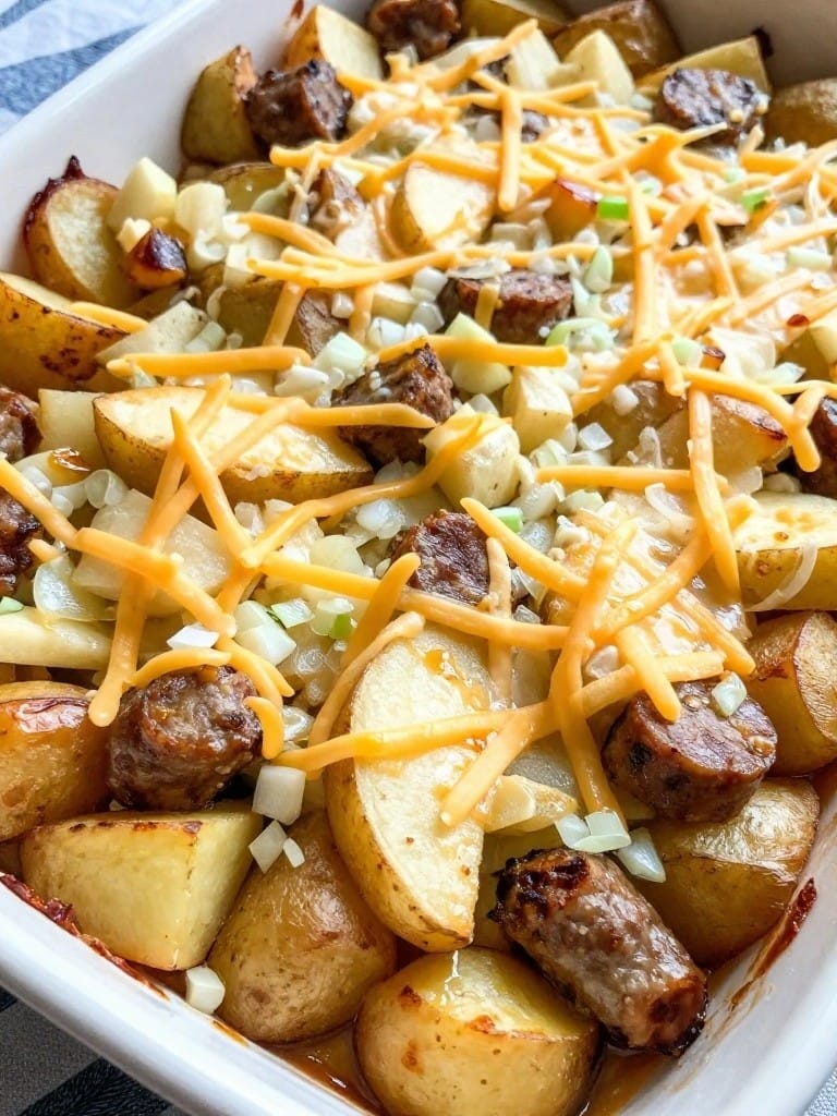 Apple Sausage and Maple Potato Casserole