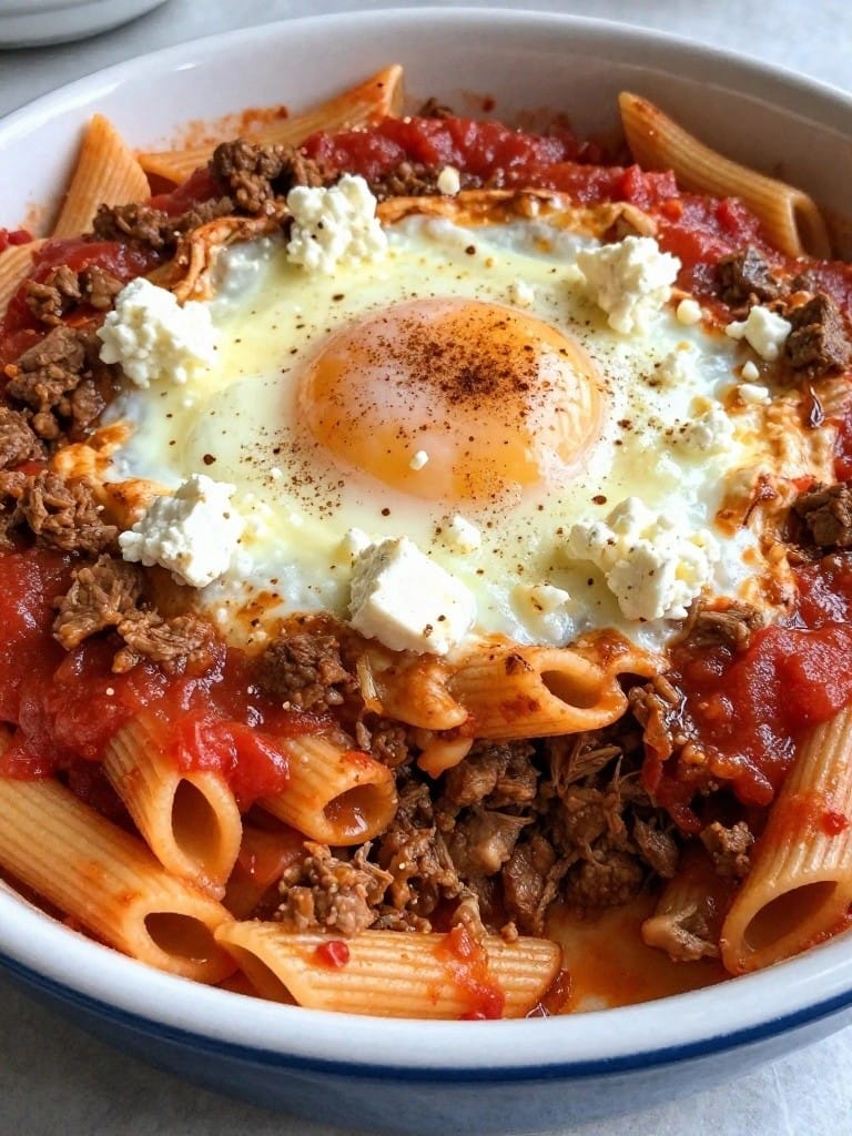 Greek Lamb Pastitsio with Cinnamon and Feta