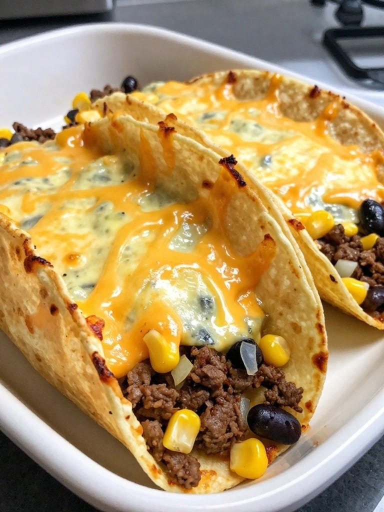 Tex-Mex Beef Taco Casserole with Corn Tortillas