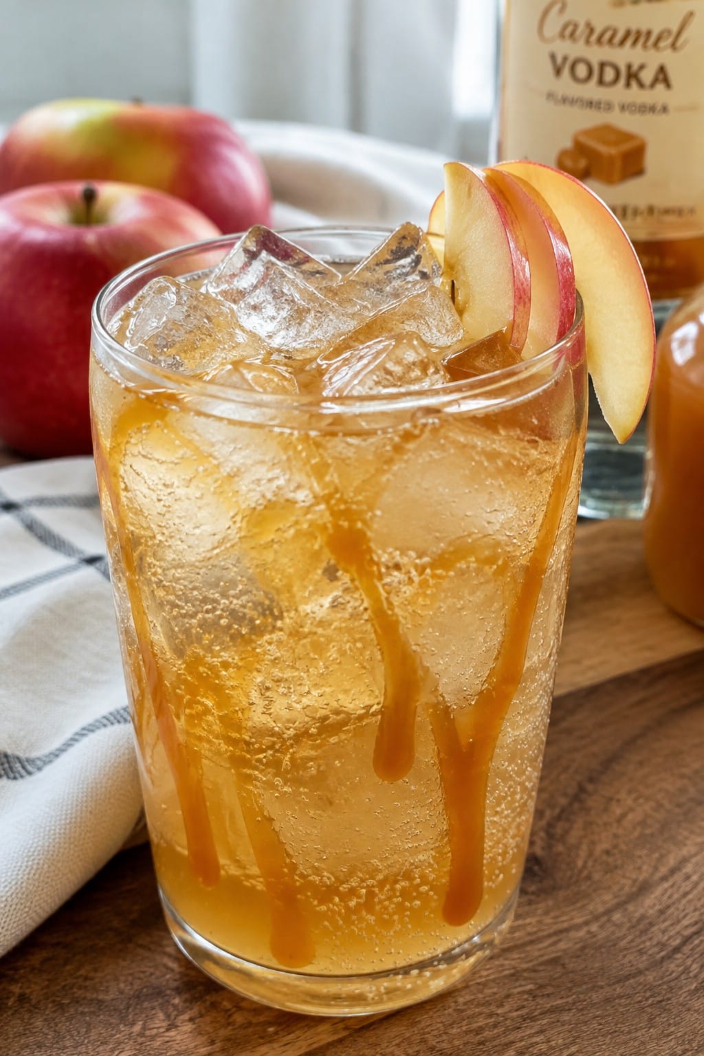 Caramel Apple Vodka Cider Spritz