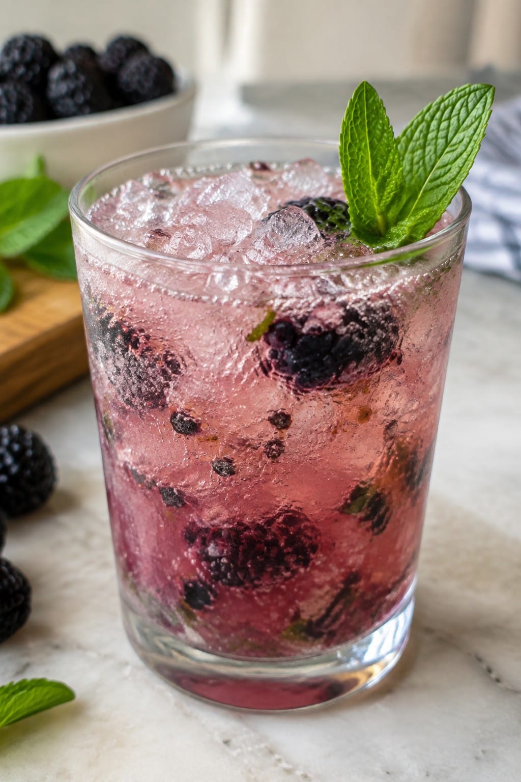 Wicked Blackberry Vodka Smash