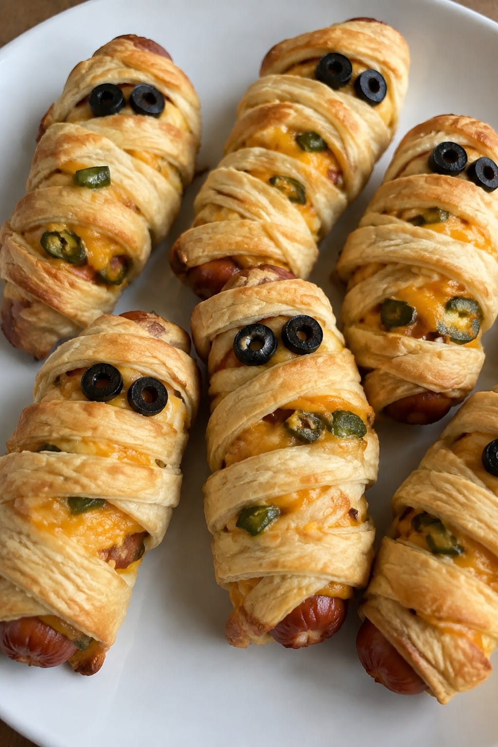 Mummy Jalapeño Popper Pigs in a Blanket