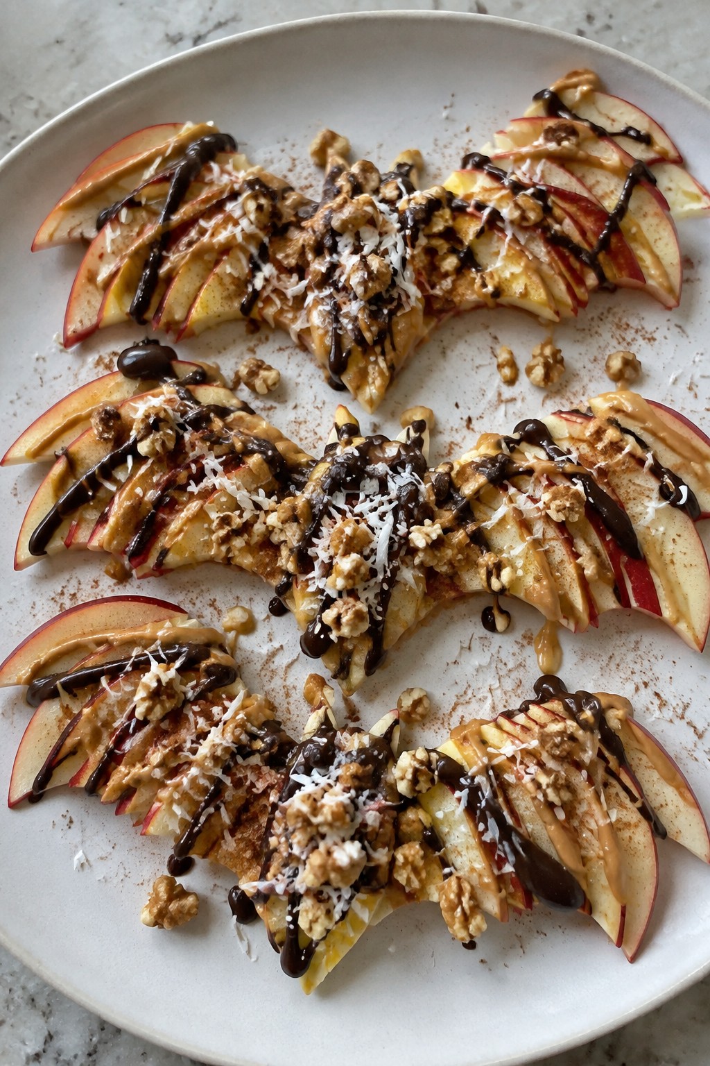 Bat Wing Apple Nachos
