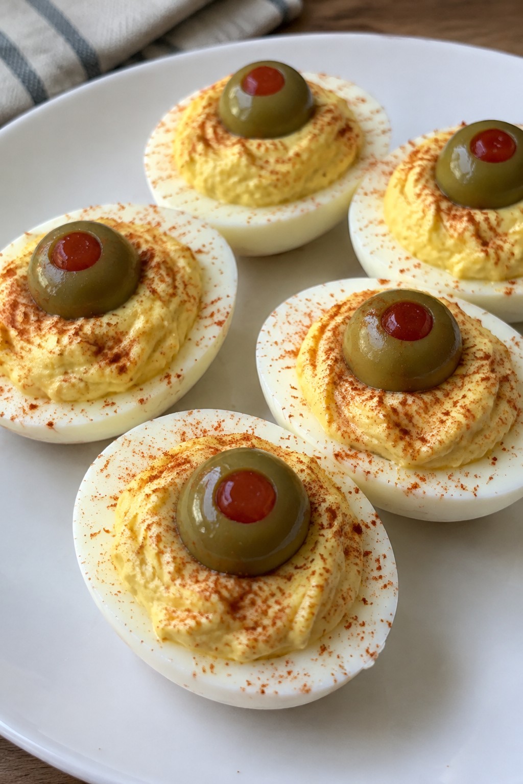 Monster Eyeball Deviled Eggs