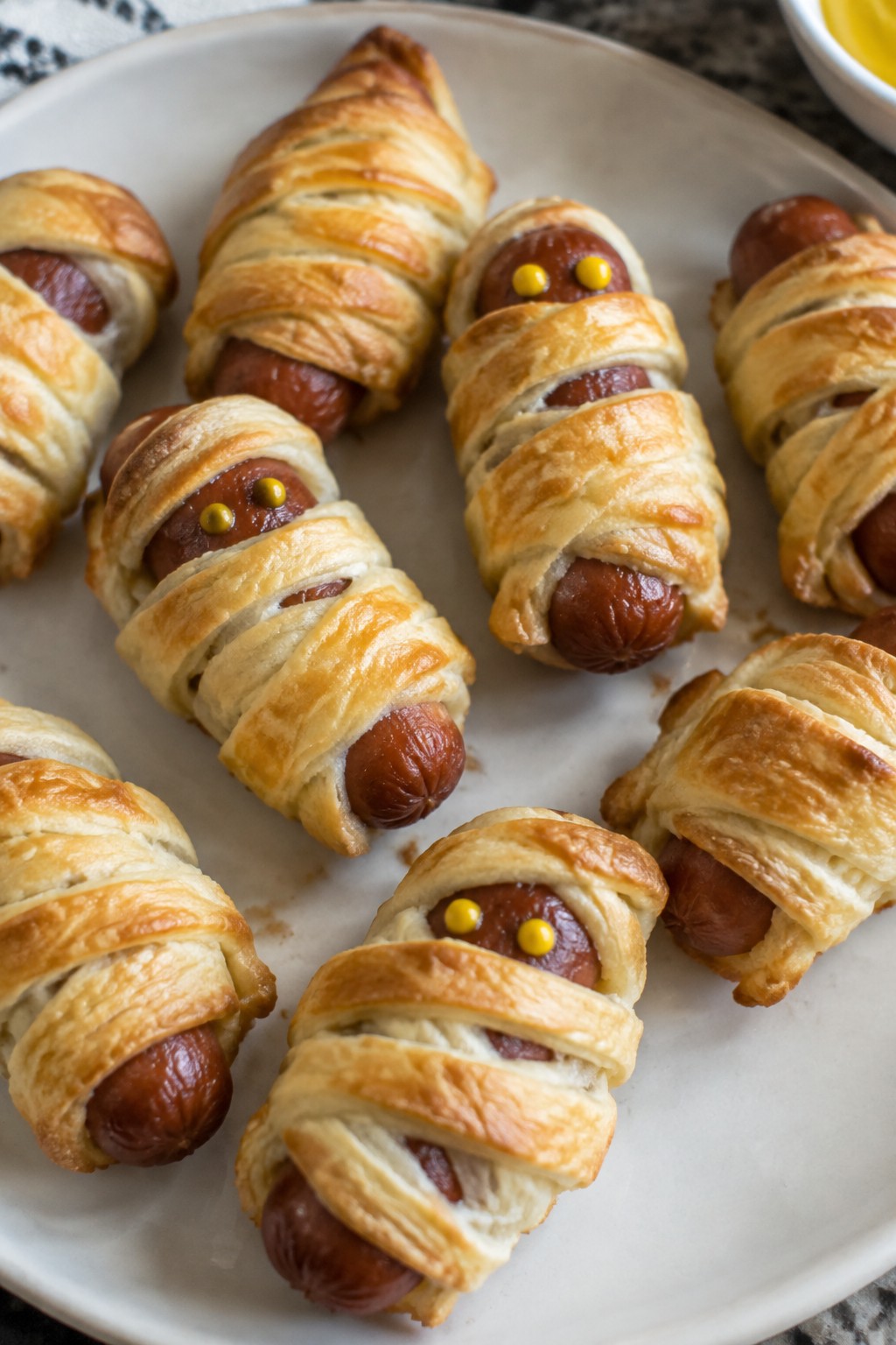Mummy Sausage Crescent Bites