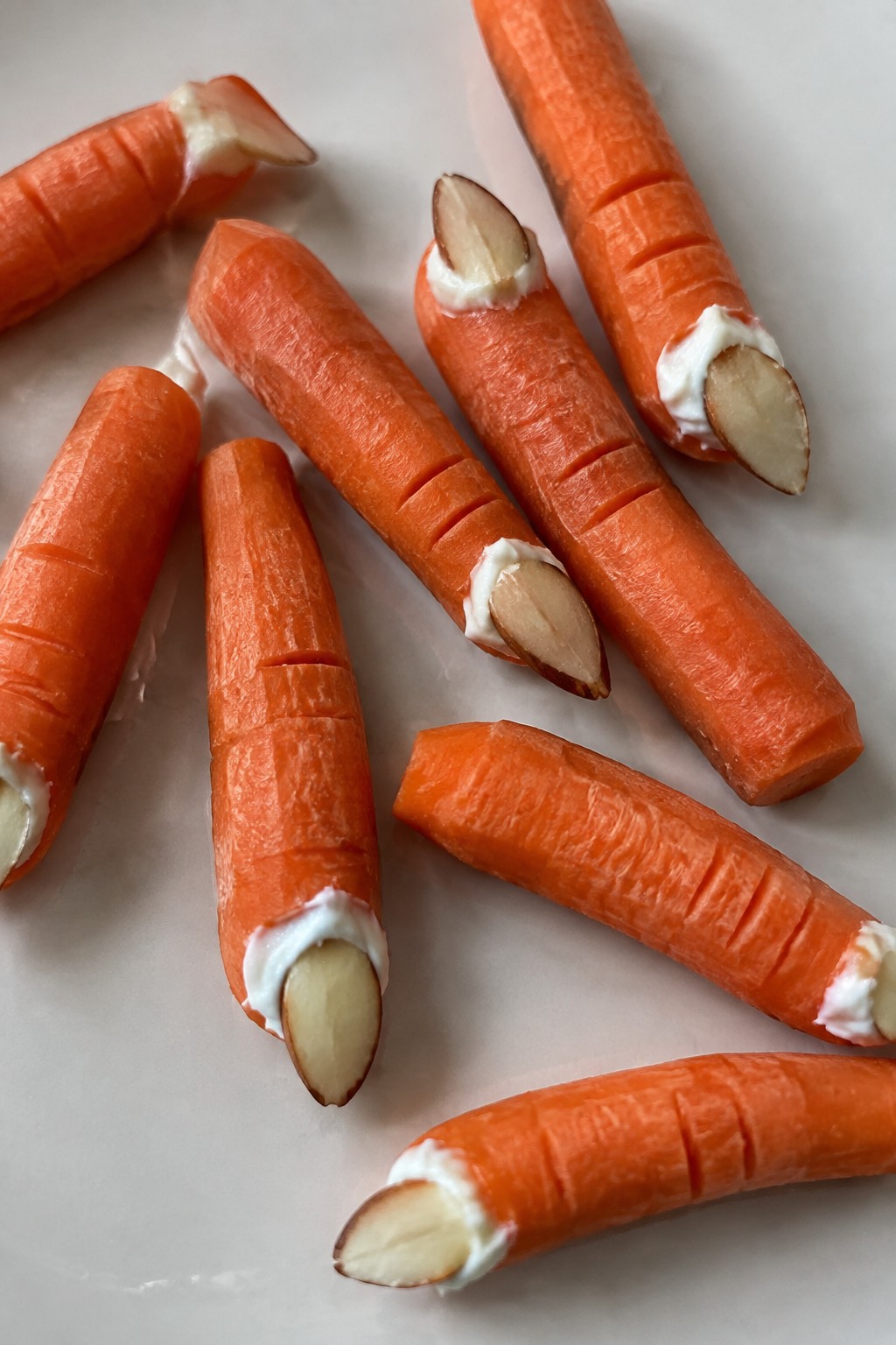 Witch Finger Carrot Sticks