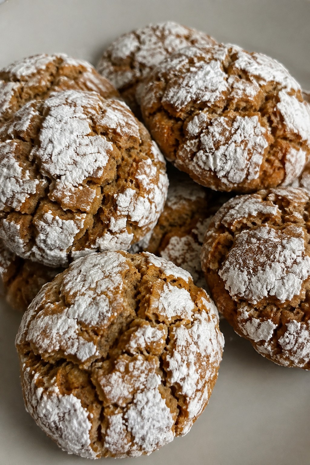 Pumpkin Spice Crinkle Cookies