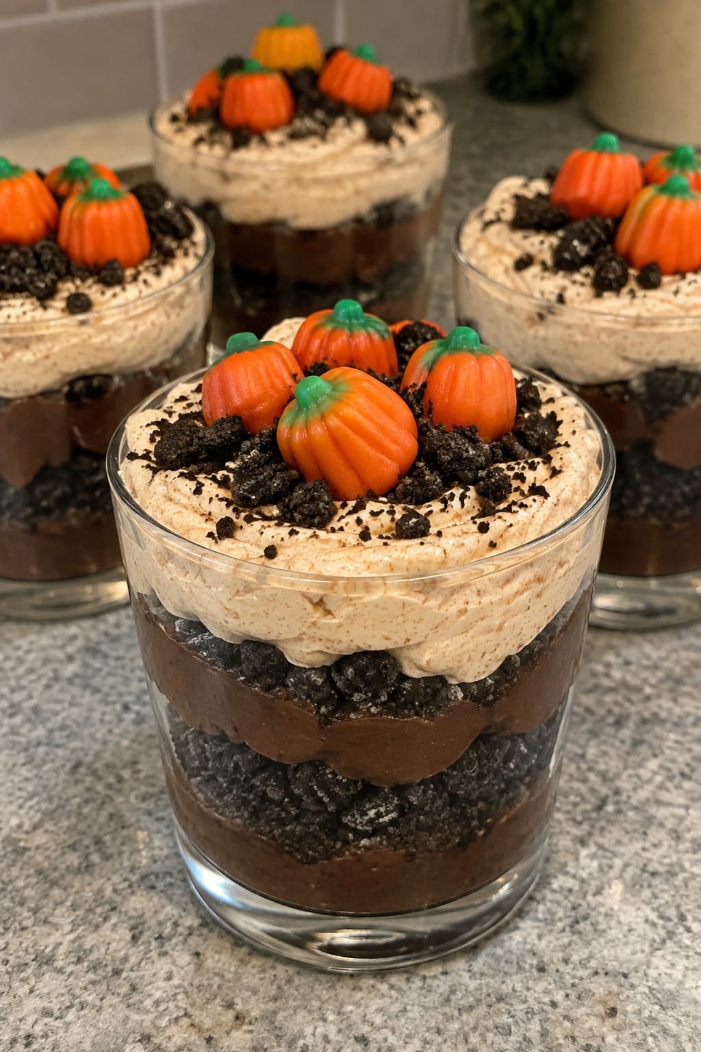 Pumpkin Patch Dirt Cup Trifles