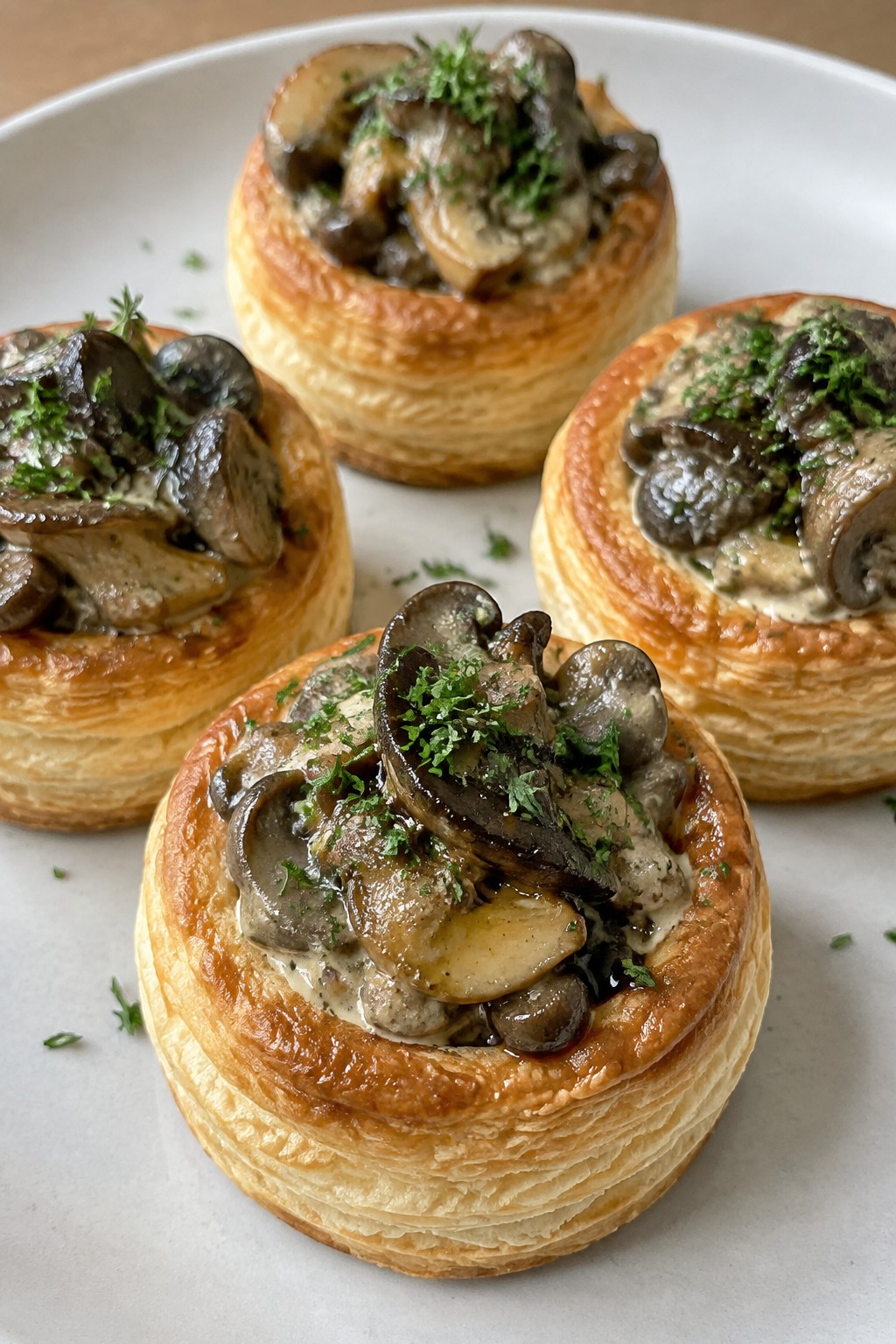 Black Truffle Wild Mushroom Vol-au-Vents