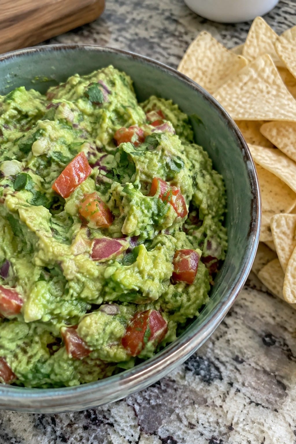 Monster Green Guacamole Bowl with Tortilla Chip Dippers