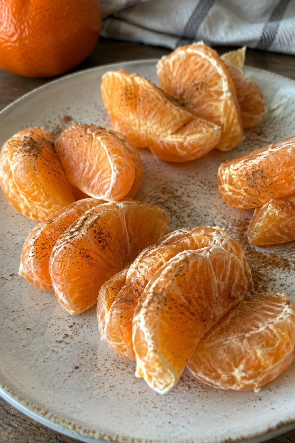 Cinnamon-Dusted Mandarin Pumpkin Cups