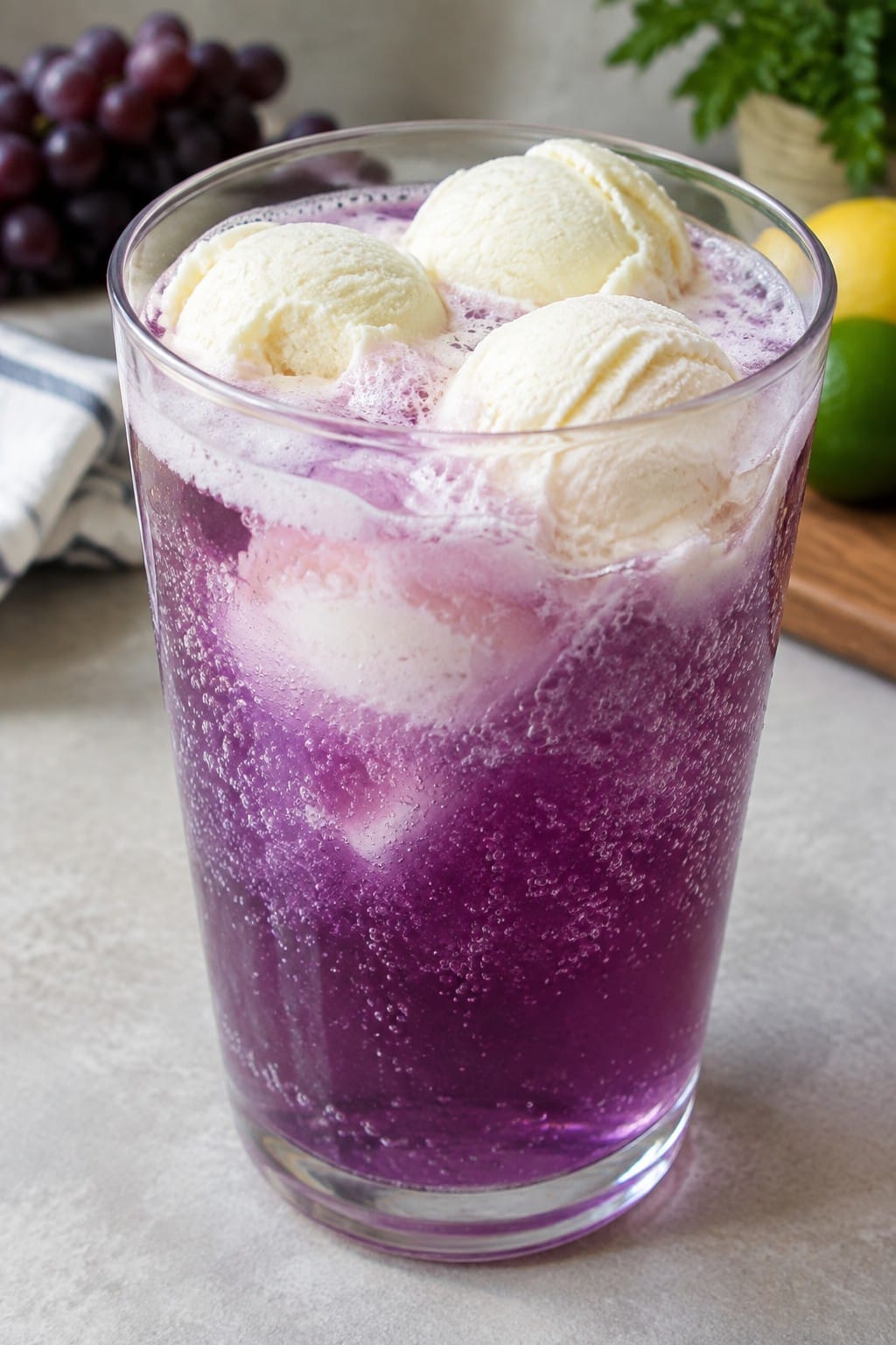 Ghostly Grape Float Punch